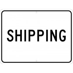 NMC TM227 Shipping Sign, 18" x 24"