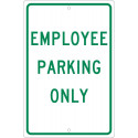 NMC TM52 Employee Parking Only, 18" x 12"