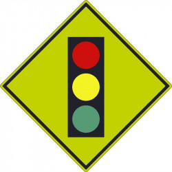 NMC TM612 Intersection Sign (Graphic Traffic Light)