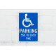 NMC TMS321 Parking $50 To $300 Fine Sign, 18" x 12"