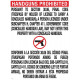 NMC TOC-1 Handguns Prohibited, Texas Open Carry 30.06 Poster, 24" x 18"