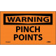 NMC W149AP Warning, Pinch Points Label, 3" x 5", Adhesive Backed Vinyl, 5/Pk