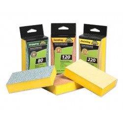Ali Industries 736 Premium Sanding Sponge, 3 X 5 X 1-In.