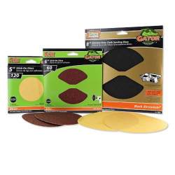 Ali Industries 300 Stick-On Sanding Discs, Aluminum Oxide, 3-Pk