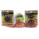 Gator Finishing products 414 Sanding Disc, Aluminum Oxide, Red Resin, 5-In., 8-Hole, 15-Pk.