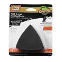 Gator Finishing products 3775 Hook & Loop Sandpaper, Assorted, 3-In., 12-Pk.