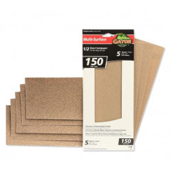 Ali Industries 505 1/2-Sheet Sandpaper, 5-Pk.