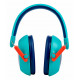 3M PKIDSP-TEAL Kids Hearing Protection Plus Earmuffs, Teal, NRR 23 dB