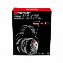3M 90542H1-DC-PS WorkTunes Wireless Hearing Protector w/ Bluetooth & AM/FM Radio, NRR 24 dB