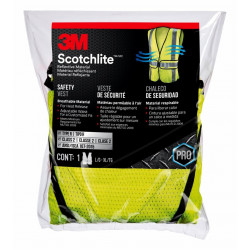 3M 946 Construction Safety Vest w/ Scotchlite Reflective Material