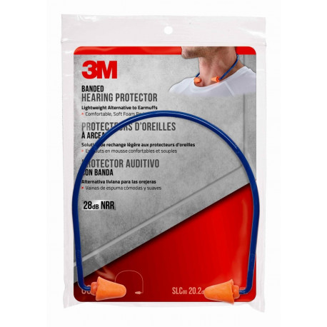 3M 90537H1-DC Banded Hearing Protector, NRR 28 dB