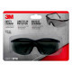 3M 90969H1-DC Safety Eyewear, Impact-Resistant Lenses, Black & Gray