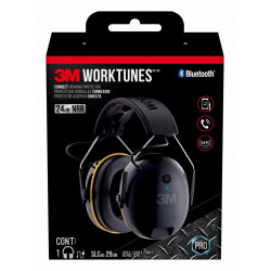 3M 90543-4DC Worktunes Hearing Connect Protector Earmuff, Bluetooth, NRR 24dB