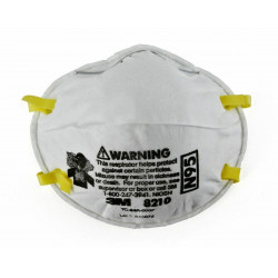 3M 8210P2-DC Paint Prep Respirator N95 Particulate, 2/Pack