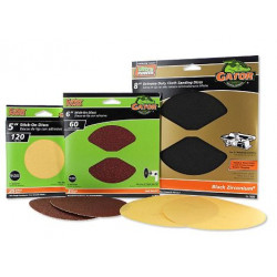 Ali Industries 301 Stick-On Sanding Disc, Aluminum Oxide, 6-In, 3-Pk