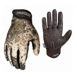 Big Time Products 9866 True Grip Extreme Wideland Gloves, Camo Pattern, Non-Slip Polymer Coating, Men's