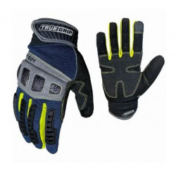 Big Time Products 98746-23 True Grip Heavy Duty General Purpose Gloves, Carbon Color, Men's, Medium