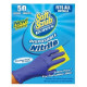 Big Time Products 11150-16 Soft Scrub Disposable Nitrile Gloves, Latex & Powder Free, Blue, One Size, 50-Ct.