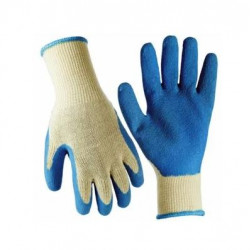 Big Time Products 918 True Grip Latex Coated Palm Gloves, Blue