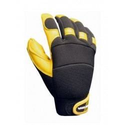 Big Time Products 991 True Grip Premium Goatskin Leather Hybrid Work Gloves