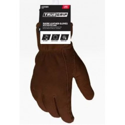 Big Time Products 879 True Grip Winter Gloves, Suede Leather Grain Deerskin, 40G Thinsulate, Fleece Lining