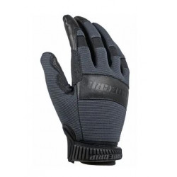 Big Time Products 9951 True Grip Hybrid Leather Work Gloves, Goatskin/Spandex, Black