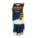 Big Time Products 9951 True Grip Pigskin Hybrid Leather Impact Work Gloves