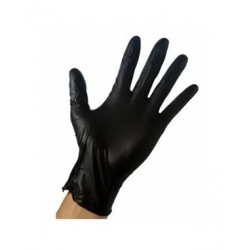 Big Time Products 23811-26 Grease Monkey Disposable Nitrile Gloves, Black, Men's, Large, 10-Ct.