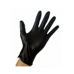 Big Time Products 2389 Grease Monkey Disposable Nitrile Gloves, Black, Men's, 100-Ct.