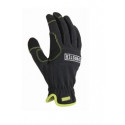 Big Time Products 2002 Master Mechanic High Performance Work Gloves, Black Synthetic Leather Palm & Finger