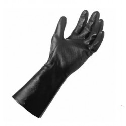 Big Time Products 23403-26 Grease Monkey Long Cuff Neoprene Work Gloves, Black, Men's, Large