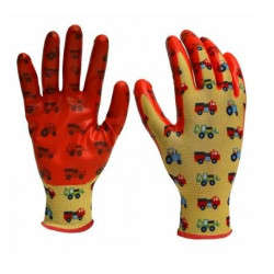 Big Time Products 7661-26 Digz Nitrile-Dipped Garden Gloves, Youth Boy's