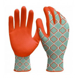 Big Time Products 78237-26 Digz Honeycomb Latex Dip Garden Gloves, Women's, Large