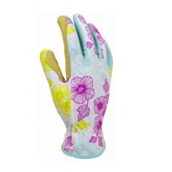 Big Time Products 7980 Digz Planter Garden Gloves, Synthetic Leather Palm, Spandex, Women's