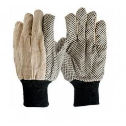 Big Time Products 91633-09 True Grip Dotted Cotton Canvas Gloves, Men's, Large, 3-Pk.