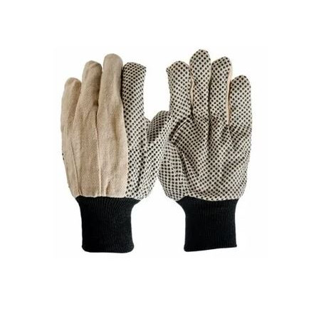 Big Time Products 91633-09 True Grip Dotted Cotton Canvas Gloves, Men's, Large, 3-Pk.