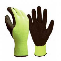 Big Time Products 872 True grip Winter Gloves, Hi-Viz Yellow Acrylic, Thermal Shell, Men's