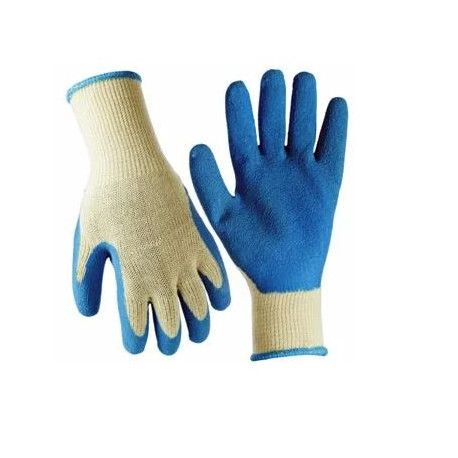 Big Time Products 91833-09 True Grip Latex Rubber Work Gloves, Men's, Large, 3-Pk.