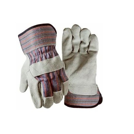 Big Time Products 9223-26 True Grip Suede Cowhide Leather-Palm Work Gloves, Men's, Large
