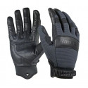 Big Time Products 99511-23 True Grip Hybrid Leather Work Gloves, Goatskin/Spandex, Black, Men's, Medium
