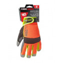 Big Time Products 9842-23 True Grip Safety Max Work Gloves, Hi-Viz, Touchscreen, Men's, Medium