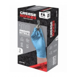 Big Time Products 13570-110 Grease Monkey Disposable Nitrile Gloves, One Size Fits All, 100-Ct.