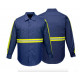 Portwest F125 Enhanced Visibility Industrial Work Shirt (Long Sleeve)