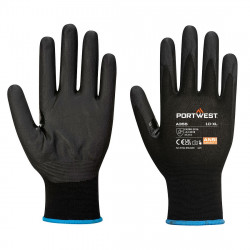Portwest A355 NPR15 Nitrile Foam Touchscreen Glove (PK12) Black