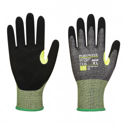 Portwest A650 CS Cut E15 Nitrile Glove, Grey/Black