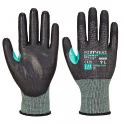 Portwest A660 CS Cut E18 PU Glove, Black