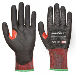 Portwest A670 CS Cut F13 PU Glove, Black