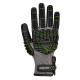 Portwest A755 VHR15 Nitrile Foam Impact Glove, Black/Green