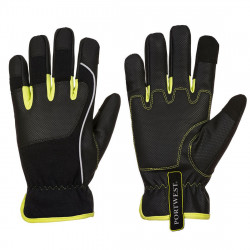 Portwest A771 PW3 Tradesman Glove, Black/Yellow