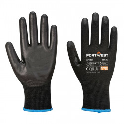 Portwest AP33 LR15 PU Touchscreen Glove (Pk12), Black